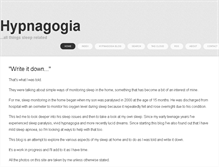 Tablet Screenshot of hypnagogia.info